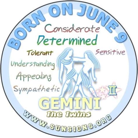 June 9 Zodiac